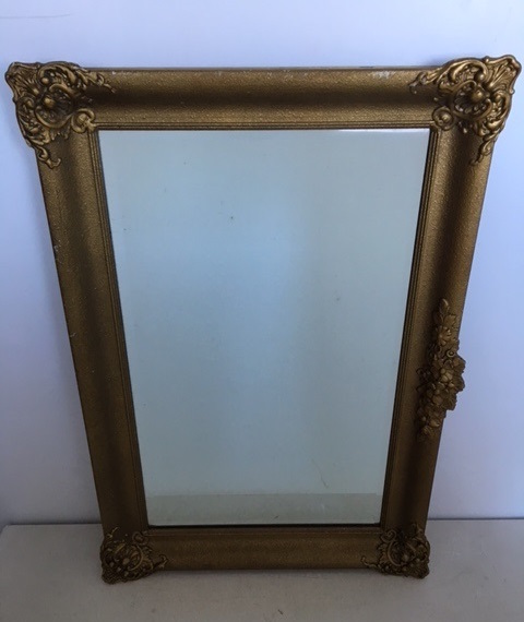 MIRROR, Ornate Gold - Rectangular 55 x 80cm